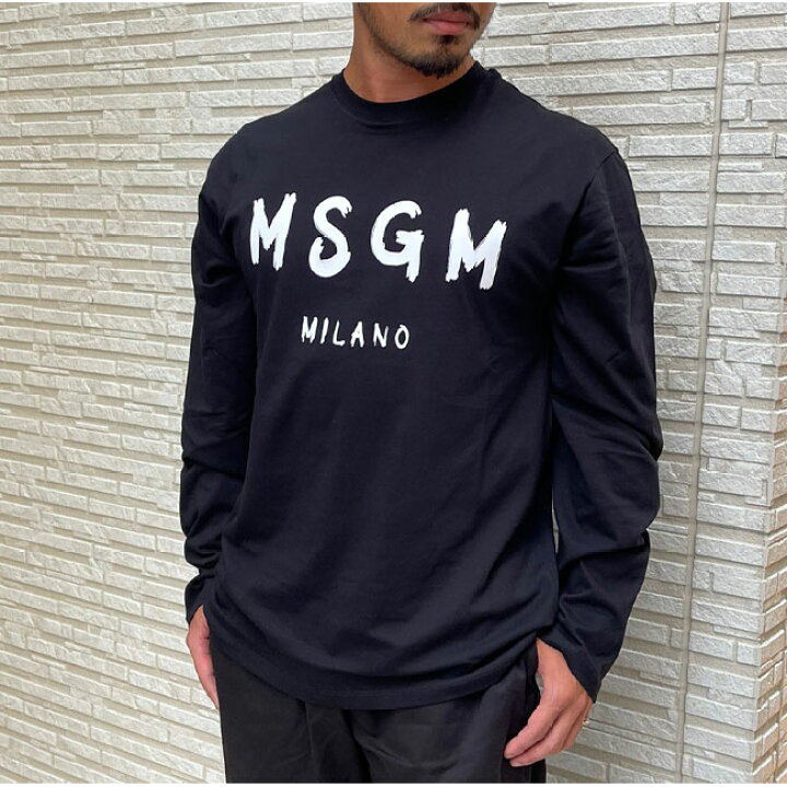 楽天市場】【MSGM】エムエスジーエム メンズロングスリーブTシャツ 