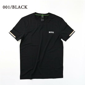 HUGO BOSS ヒューゴ ボス BOSS x Matteo Berrettiniカプセルコレクション 50506348 メンズロゴTシャツ ワッフルファブリック Tシャツ シグネチャーストライプ メッシュ 半袖 SS TEE クルーネック カットソー