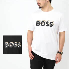 HUGO BOSS ヒューゴ ボス ボスコレクション 50506923 メンズコットンジャージー Tシャツ 半袖 ロゴ SS TEE クルーネック ロゴT カットソー 大きいサイズ有