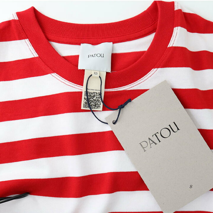楽天市場】PATOU パトゥ JE1099990 レディースロゴTシャツ ボーダーT 