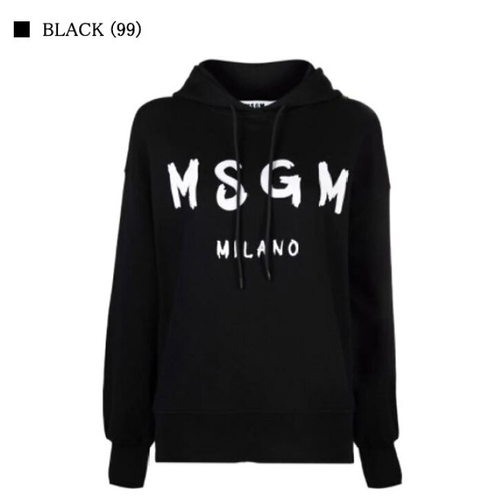 楽天市場】MSGM エムエスジーエム 2000MDM515 200000 ロゴ フード  