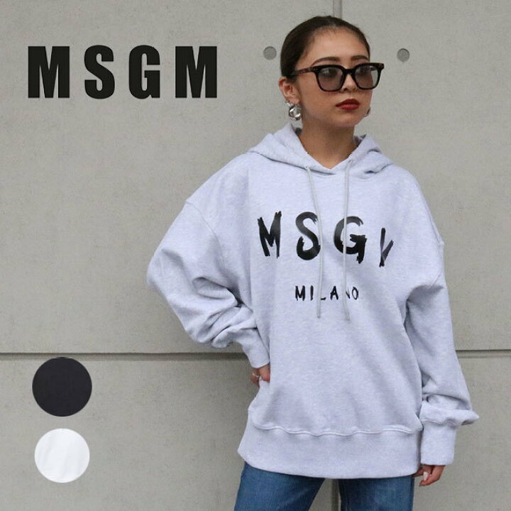 楽天市場】MSGM エムエスジーエム 2000MDM515 200000 ロゴ フード  
