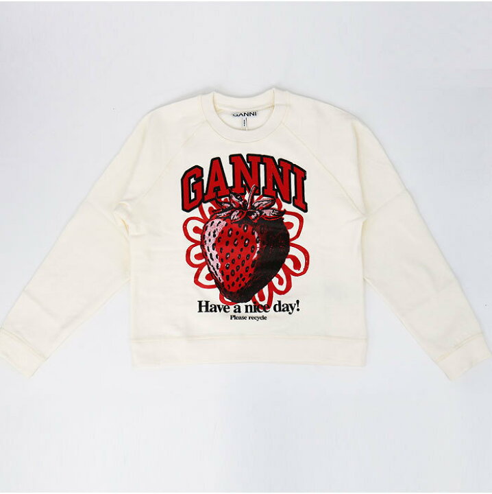 楽天市場】GANNI ガニー レディース スウェット T3764 ISOLI RAGLAN  