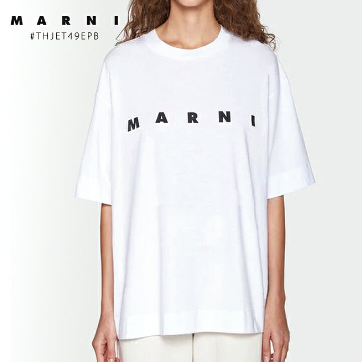 楽天市場】MARNI マルニ THJET49EPB SCP89 オーバーサイズ Tシャツ  
