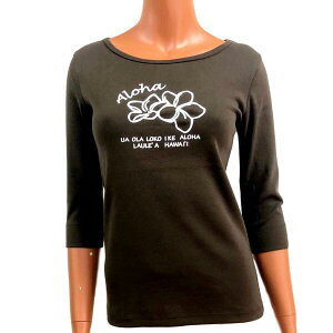☆Laule'aHawaiiのオリジナル7分袖Tシャツ☆