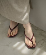 square toe thong sandals /スクエアトゥトングサンダル