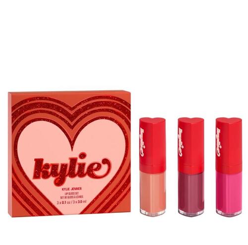 限定☆ カイリー・コスメティックス（Kylie Cosmetics）バレンタインデー ハイシャイン リップグロス 3本セット VALENTINE'S  LIP GLOSS SET | Laurette