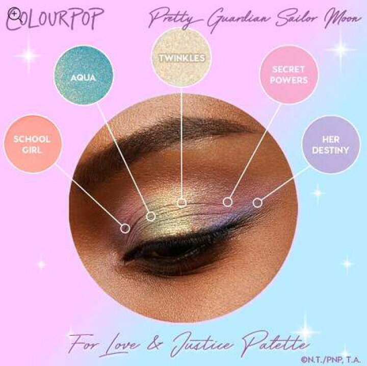 楽天市場】ColourPop カラーポップ セーラームーン 第二弾！for love  