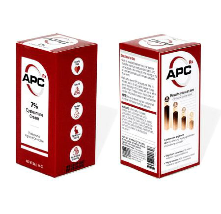 楽天市場】3本セット システアミン 7% クリーム 50g APC All Purpose 7  