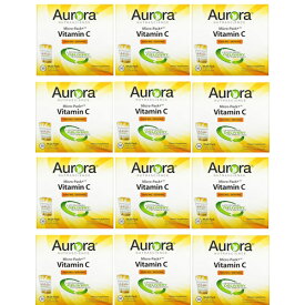 12箱セット Aurora Nutrascience リポソーム ビタミン C1000mg　30包　オーガニックフルーツ　Liposomal VITAMIN C　オーロラニュートラサイエンス　グルテンフリー　シュガーフリー