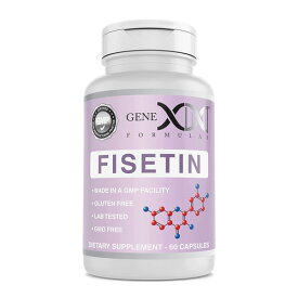 Genex フィセチン 100mg - 60カプセル 天然ポリフェノール FISETIN　還元フラボノイド