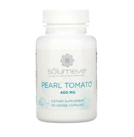 パールトマト サプリメント 60粒 Solumeve Pearl Tomato 400mg ホワイトトマトエキス ＋ L-システイン