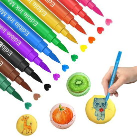 アイシング フードペン【10色】デュアルペン Edible Markers 食用インク
