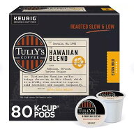タリーズコーヒー　ハワイアンブレンド【80個】ミディアムロースト キューリグ kカップ K-CUP　Tully's C…