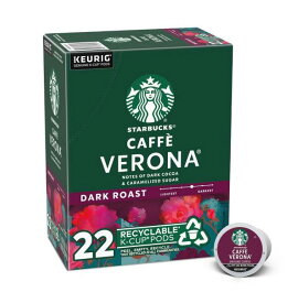 スターバックス　カフェベローナ110個（22×5箱）　ダークロースト キューリグ kカップ K-CUP　Starbucks Caff&#233; Verona