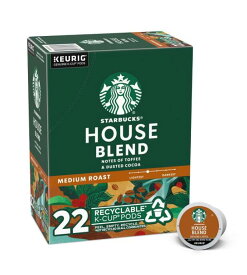 スターバックス ハウスブレンド110個(22×5箱)　ミディアムロースト キューリグ kカップ K-CUP　Starbucks House Blend Medium