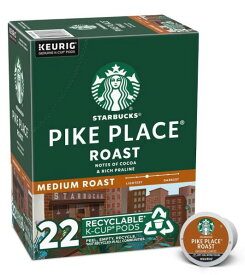 スターバックス パイクプレイス110個（22×5箱）　ミディアムロースト キューリグ kカップ K-CUP　Starbucks Pike Place