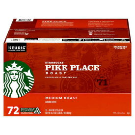 スターバックス　パイクプレイス【72個】ミディアムロースト キューリグ kカップ K-CUP　Starbucks Pike Place