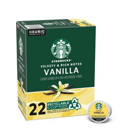 スターバックス　バニラ44個（22×2箱）　 キューリグ kカップ K-CUP　Starbucks Vanilla