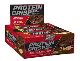 BSN　プロテインバー 【57g x 12本】クリスプ　チョコレートクランチ味　BSN Protein Crisp Protein Bar Chocolate Crunch