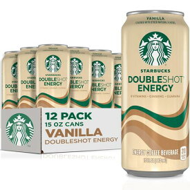 スターバックス エナジードリンク（バニラ）12本 Starbucks Doubleshot Energy Drink Coffee 443ml ×12