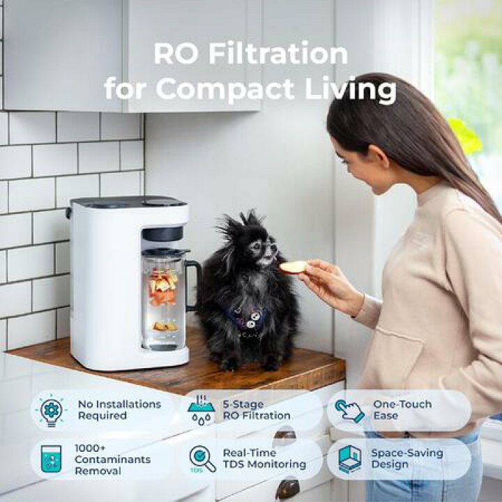 楽天市場】Bluevua RO100ROPOT-LITE カウンタートップ 浄水器システム 