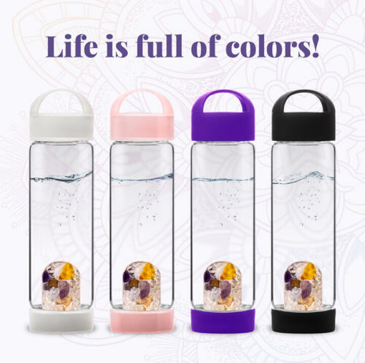 楽天市場】ヴィタジュエル 【YOGA シリーズ】ウォーターボトル 500ml 
