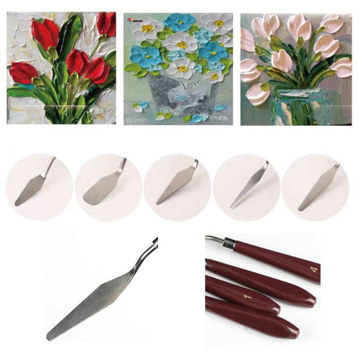 ペインティングナイフ おまけ プラパレットナイフ 画材 油絵 アート 驚きの値段