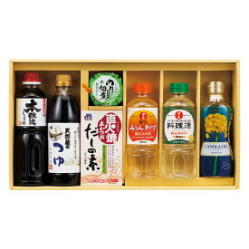 NEW 佃煮 & 調味料バラエティ セット キャノーラ油 本醸造しょうゆ 天然蔵のつゆ 料理酒 のり佃煮 かつおだしの素