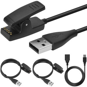 �y���v�̏[�d�P�[�u���̗\���Ɂz�[�d�P�[�u�� Garmin �K�[�~�� Forerunner 35 235 230 630 645 Music 735XT ForeAthlete 35J Approach G10 S20 Vivomove HR �Ή� 2�{ 1m USB �X�}�[�g�E�H�b�` �[�d�� �����R�[�h�t��
