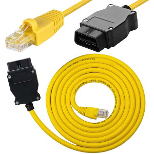 �y���Ԃ̃R�[�f�B���O��ƂɁzENET �P�[�u�� OBD2 �C�[�T�l�b�g RJ45 BMW�p F�V���[�Y G�V���[�Y MINI�p E-SYS �R�[�f�B���O 16�s�� CAT5e �� �f�f �P�[�u�� 1�V���[�Y 3�V���[�Y 5�V���[�Y 7�V���[�Y X3