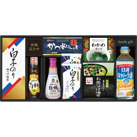 【最新 父の日 ギフト】 キッコーマン しょうゆ＆白子のり食卓詰合せ わかめスープ だしの素 ヘルシーごま香油 キャノーラ油 お吸いもの 牡蠣しょうゆ 白子味のり 詰め合わせ こだわり ギフト 内祝い 返礼 出産内祝い 快気祝い 引出物 贈答品 ご挨拶 小分け