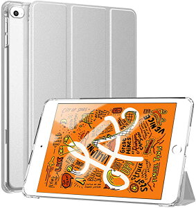 iPad mini4 P[X iPad Mini5 P[X 5 4Kp  ^ PU U[ LYh~ O܂ TPU X^h Ռz I[gX[v@\t SilverGray 
