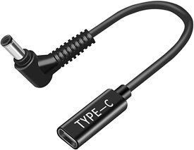 タイプC USB-C 入力 DC 6.5×4.4mm 変換 主に SONY 富士通 ノートパソコン 充電器 AC PD 充電 TYPE-C 変換アダプター 充電 電源 ケーブル 送料無料