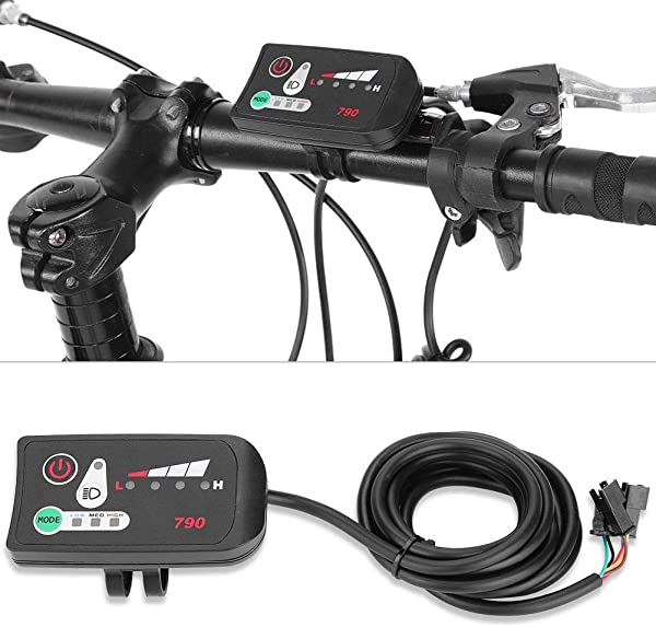 モーターLEDディスプレイ LEDディスプレイコントロールパネル 防水 自転車コントローラ スクーターモーターコントローラディスプレイ 電動自転車・スクーターに最適　24V   36V   48V (24v)
