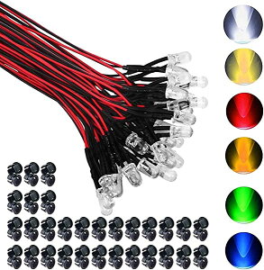 y60z 5mm LED vz Px Ce^LED 12Vp 6F- zCg EH[zCg bh u[ O[ CG[ + 60 p}EgLEDz_[ 