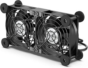 USBt@ 8cm 2A pt@  É ɏՃpbh p@ 3iKʒ PCt@ ʎ pN[[ USB fan ^ @  5V _u @ 2750RPM × 2 ^ PS4p PC PS5 PS4 m