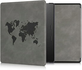 Amazon Kindle Oasis 10. Generation 保護ケース 本ヌバックレザー 電子書籍カバー- スリーブケース...(グレー) 送料無料