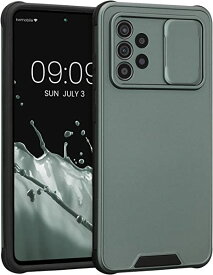 保護ケース Samsung Galaxy A52 / A52 5G / A52s 5G スマートフォン バックカバー TPU保護 耐衝撃 深緑色