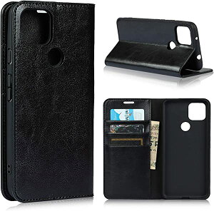 Google Pixel 5A ケース 手帳型 高級 本革 レザー TPU スマホケース スタンド 財布型 全面保護 傷防止 携帯ケース 放熱性 耐衝撃 軽量 着脱しやすい マグネット式 カード収納 横置き タイプ:ブラ