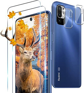 【2+2枚セット】 Xiaomi Redmi Note 10 JE Redmi Note 10T ガラスフィルム 2枚 Note 10 JE Note 10T XIG02 フィルム + 2枚 カメラ保護フィルムセッ 【9H強度】 Redmi Note 10T Redmi Note 10 JE強化ガラス 全面保護フィルム