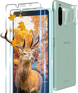 Xperia 10ii KXtB 2 + JیtB 2 Zbg 9Hx SOV43 SO-41A KX SʕیtB P[X ߗ 3D Touch  0.26 ^ Uh~ x ϏՌ w h~ 2+