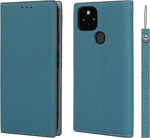 Pixel 5A ケース 手帳型 ケース 牛革製品 本革レザー 財布型カバー カード収納 スタンド機能 内蔵マグネット 手作り柔らかい 携帯カバー ストラップ付 ヘッドフォンケーブル 耐衝撃 スカイブ