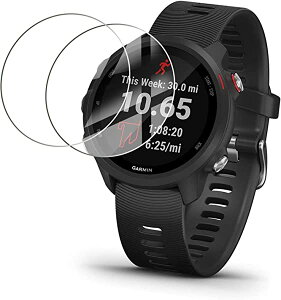 Garmin Forerunner 245 �t�B���� �����K���X �t���ی�t�B���� ����0.33mm 2.5D �d�x9H �C�A�[�� �ϏՌ� ������ ���ϋv �ώw�� ��U�h�~�����ی�t�B���� Garmin Forerunner 245 �K���X�t�B���� �X�}�[�g�E�H