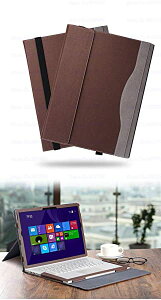 Surface Book 3 2 15インチ ケース PU レザー ケース スタンド 支柱 保護ケース カバー 着脱可能 ブルー(15 inch - surface book 3 2 Coffee)