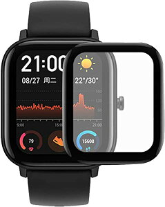 �y2���Z�b�g�z Amazfit GTS 2 mini �t�B���� Amazfit GTS2 mini �t���ی�t�B���� PMMA+PC���f�� 3D �����ߗ� �ϏՌ� �h�o ��U�h�~ �w��h�~ ��ʑN�₩������ �\��t���ȒP Amazfit GTS 2 mini �Ή� ��������