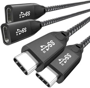 USBC P[u 0.3M USB-C 3.1 Gen2 10Gbpsf[^] PD 100W}[dUSB C IX-X 4Kfo ^CvcR[h iC҂USB Type CGNXe_[ MacBook Pro iPad Pro Dell XPS Surface Galaxy Steam Dec