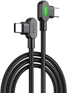 L^ ^CvC P[u ʑ}vO 90xȂ LEDCgt PD60W }[d USB TypeC To USB TypC f[^] ϋv fh~ iC҂ USB C R[h Type-C@Ή (Type-C to Type-C 2m ub