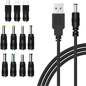 11in1 dP[u DC WbN ϊvOt DC[dR[h 5.5x2.1mm 1m PSP @ rfIJ \[[pl oCobe[ȂǑΉ Micro-USB Type-C Mini USB [3.5 * 1.35mm 4.0 * 1.7mm 4.8 * 1.7mm 5.5