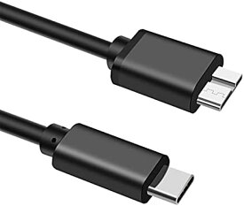 USB Type C to USB 3.0 変換ケーブル USB C 外付けhddケーブル USB Type C to USB 3.0 Micro B 3A急速充電と5Gbpsデータ転送 Macbook（Pro） HDD外付けハードドライブ Seagate Camera 3など対応 (20cm) 送料無料